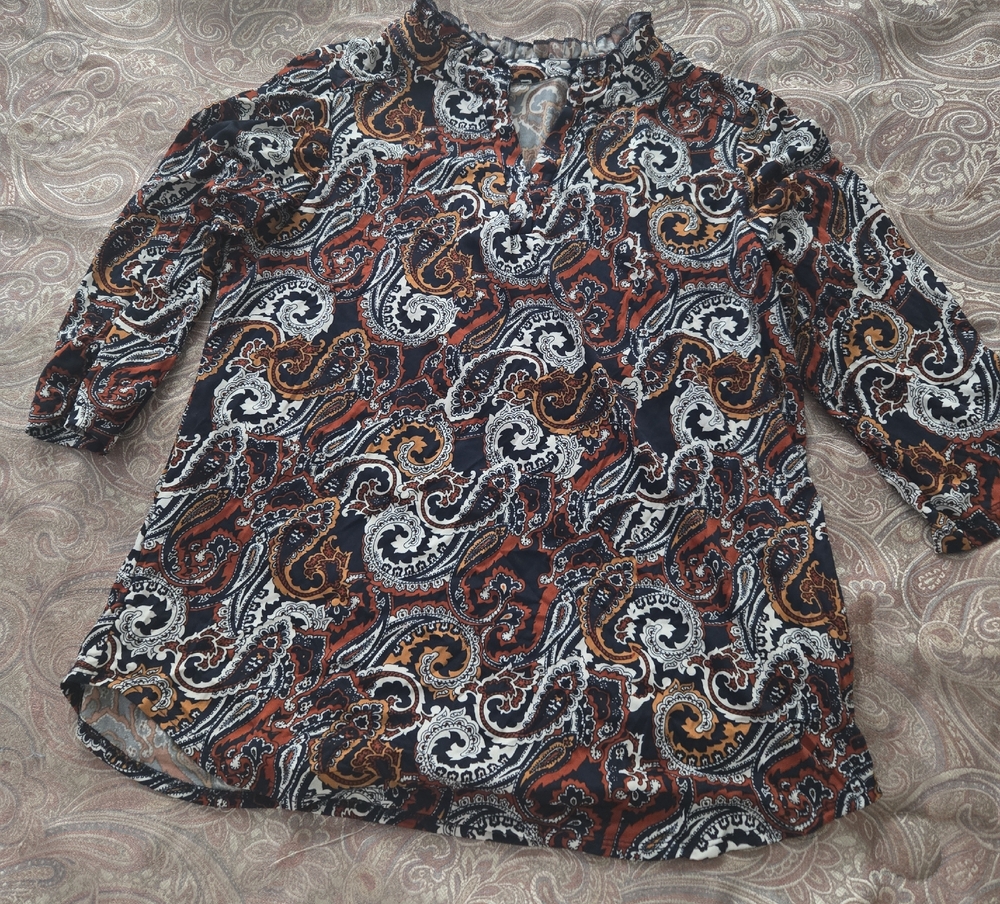 Paisley Print Women's Top